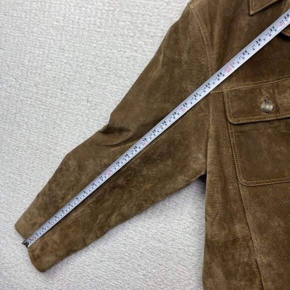 Hathaway Suede Leather Jacket Men’s Sz M Light Brown Classic Casual Outerwear - Picture 10 of 15